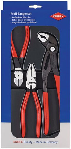 NW-KNIPEX Zangensatz (Inhalt 3-teilig / poliert) - 00 20 10