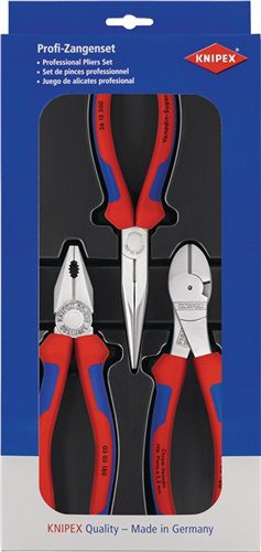 NW-KNIPEX Zangensatz Inhalt 3-teilig - 00 20 11