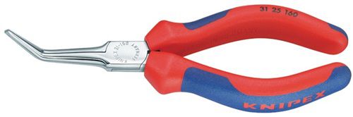 NW-KNIPEX Nadelzange (Länge 160 mm / 45° gewinkelt verchromt) - 31 25 160