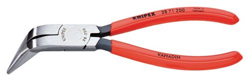 NW-KNIPEX Mechanikerzange (Länge 200 mm Form 7 / 70° gewinkelt Kunststoffüberzug) - 38 71 200