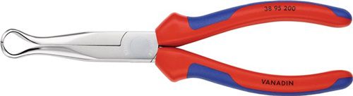 NW-KNIPEX Mechanikerzange (Länge 200 mm Form 9 / 45° gewinkelt Mehrkomponenten-Hüllen) - 38 95 200