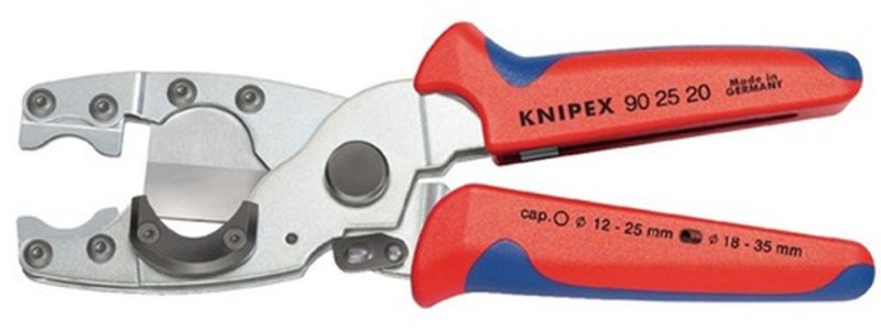 NW-KNIPEX Rohrschneider (für Rohre Ø 12-25 / 18-35 mm / Länge 210 mm Chrom-Vanadin-Elektrostahl) - 90 25 20