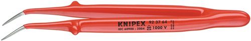 NW-KNIPEX Präzisionspinzette Länge 150 mm 45° gewinkelt - 92 37 64