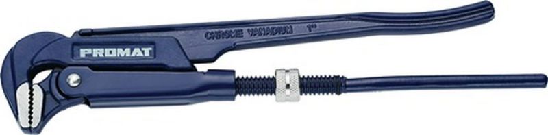 Clé à tube PROMAT (longueur totale 425 mm, portée 0-62 mm / pour tuyaux 1 1/2") - 4000810693
