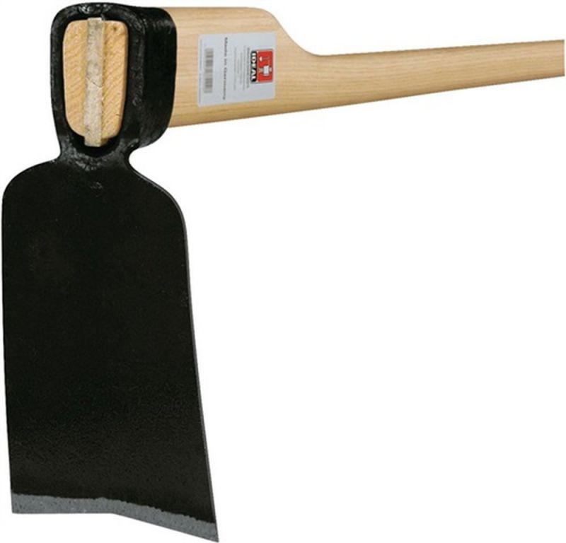 NW-IDEAL Rheinische Hacke (Blattmaß 185 x 85 x 110 mm / geschmiedet, mit Eschenstiel) - 66611001