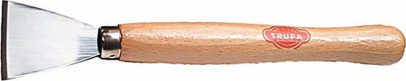 TRUFA Entrostungsspachtel (Breite 60 mm / fein poliert Holz rund) - 526-160