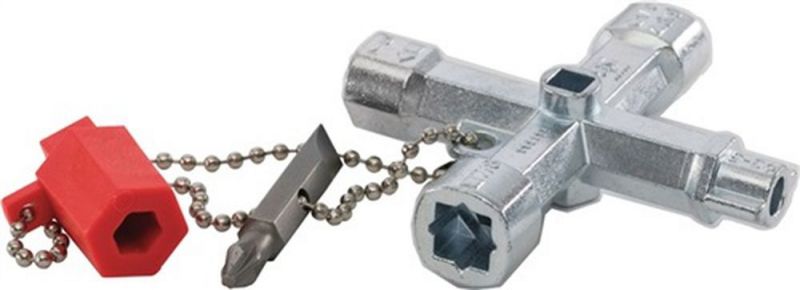 ALFRA Schaltschrankschlüssel (11 Funktionen / mit Bitadapter) - 400177