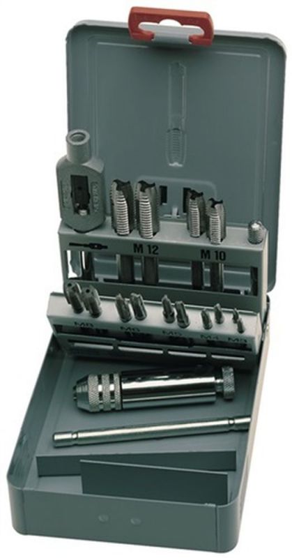 NW-EXACT Gewindebohrersatz (M3-M12 16 teilig / HSS Metallkassette) - 20331