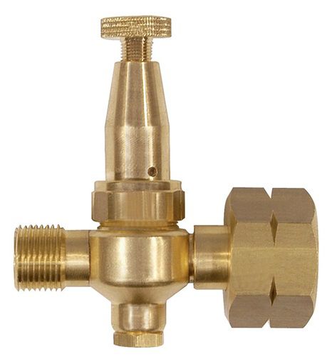 GCE Propankleindruckregler (ohne Manometer / 0,5 - 4 bar 6 kg/h W 21,8 x 1/14“ LH) - KAY44300