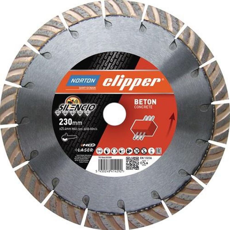 Norton Clipper Diamanttrennscheibe (Ø 500 mm / für Tischsägen 2400 min-¹) - 70184630309