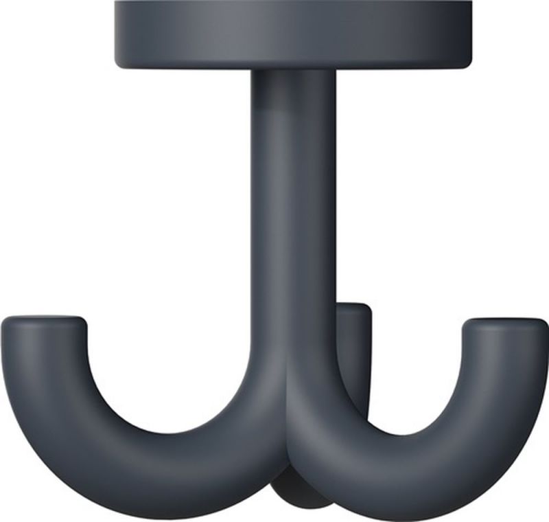 HEWI Handtuchhaken (drehbar Höhe 70 mm Breite 75 mm / Länge 75 mm Polyamid matt) - 477.90B050 92