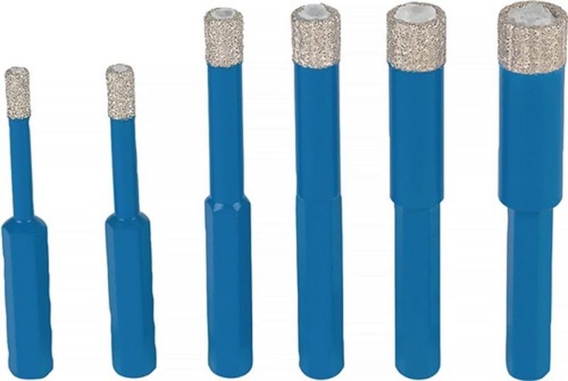 Tyrolit Fliesenbohrset (6-teilig Ø 5, 6, 8, 10, 12, 14 mm / Schaft HEX) - 34393131