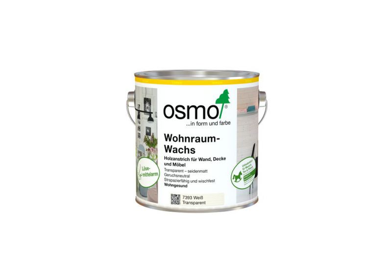 Osmo Wohnraum-Wachs Weiß Deckend 5,00 l - 13100235
