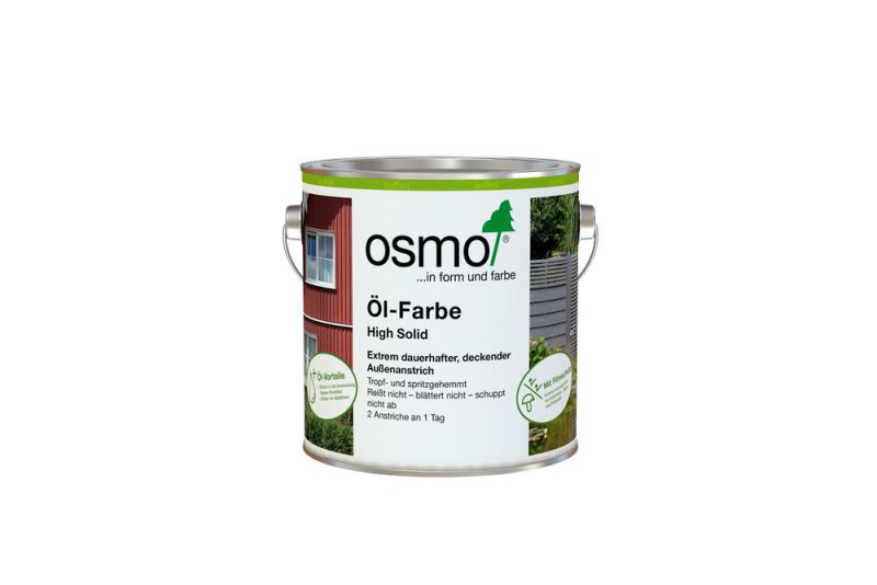 Osmo Öl-Farbe Tiefschwarz (RAL 9005) 5,00 l - 15100172