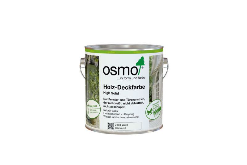 Osmo Holz-Deckfarbe Weiß 2,50 l - 11200003