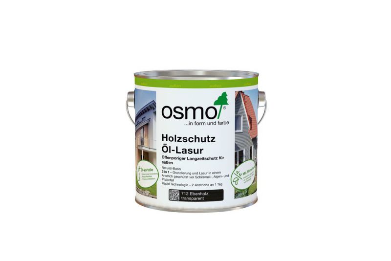 Osmo Holzschutz Öl-Lasur Ebenholz 0,75 l - 12100017