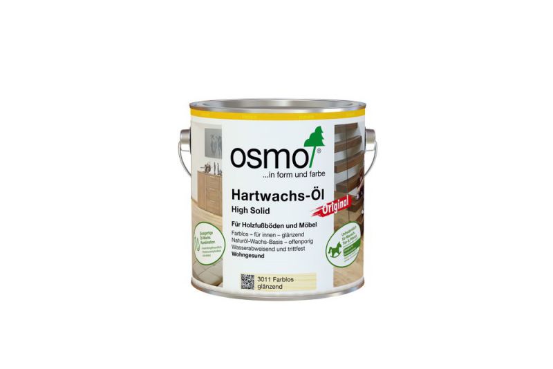 Osmo Hartwachs-Öl Original Farblos Glänzend 0,375 l - 10300161
