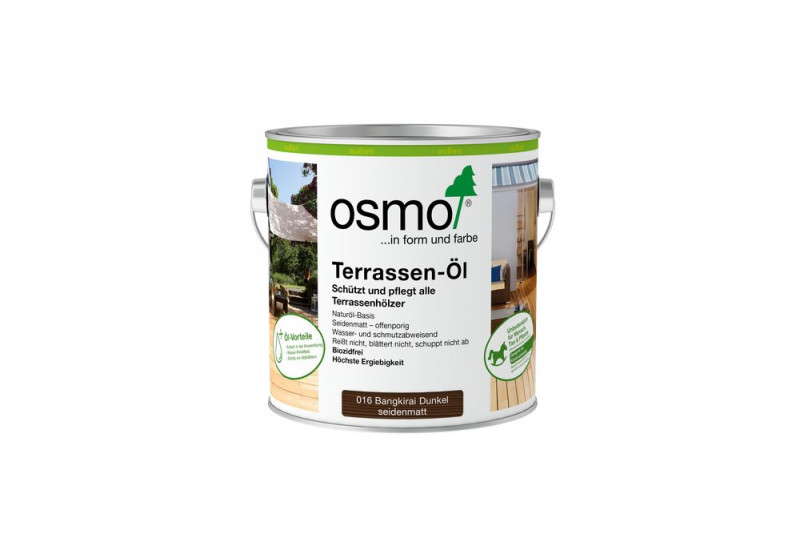 Osmo Bangkirai-Öl Dunkel 2,50 l - 11500062