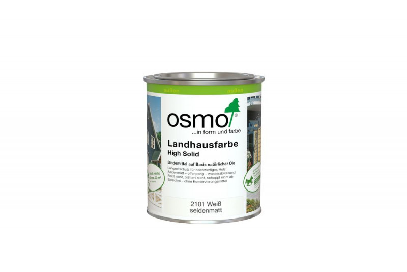 Osmo Landhausfarbe Weiß 0,75 l - 11400027