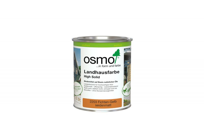 Osmo Landhausfarbe Fichten-Gelb 0,75 l - 11400017