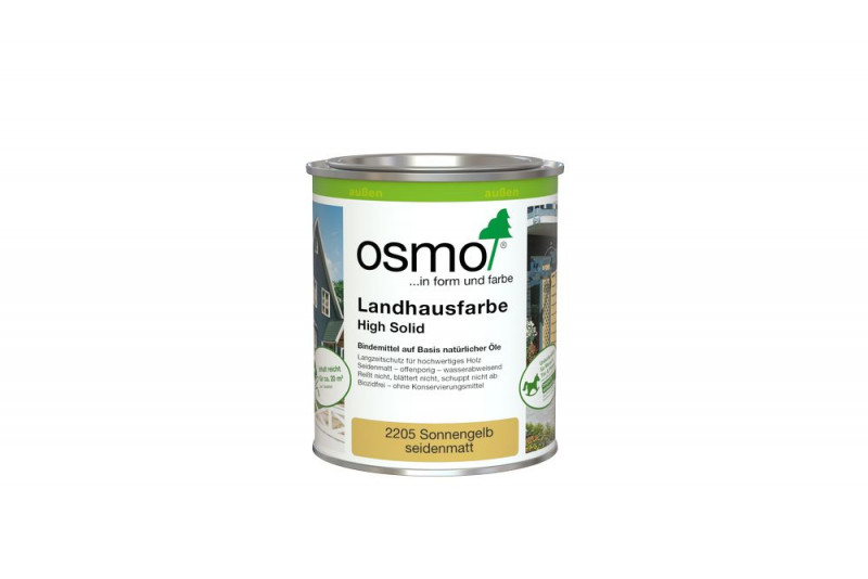 Osmo Landhausfarbe Sonnengelb 0,75 l - 11400059