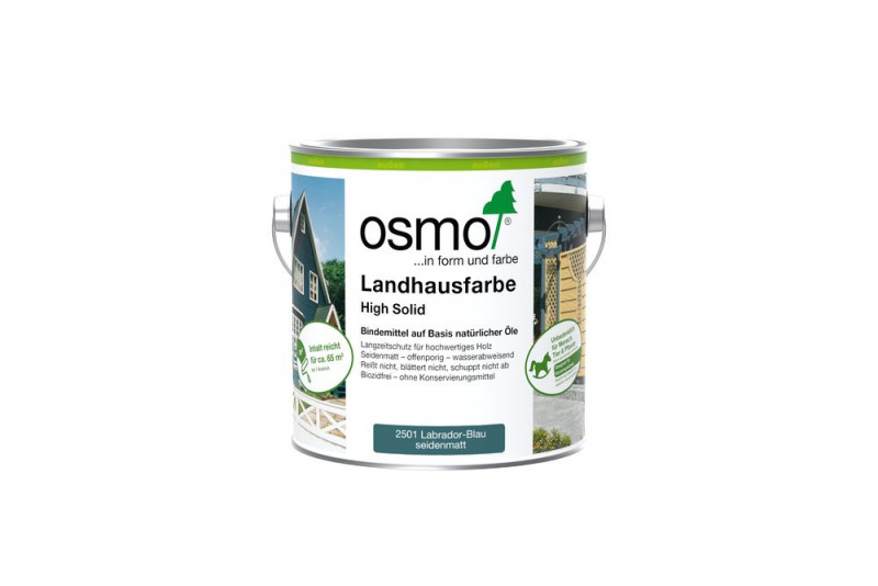 Osmo Landhausfarbe Labrador-Blau 2,50 l - 11400006