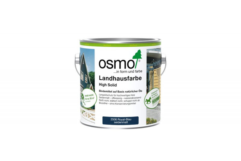 Osmo Landhausfarbe Royal-Blau 2,50 l - 11400073