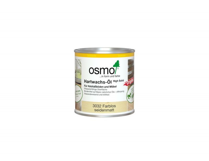 Osmo Hartwachs-Öl Original Farblos Seidenmatt 0,375 l - 10300023