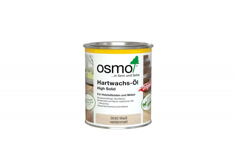 Osmo Hartwachs-Öl Farbig Weiß 0,75 l - 10300021