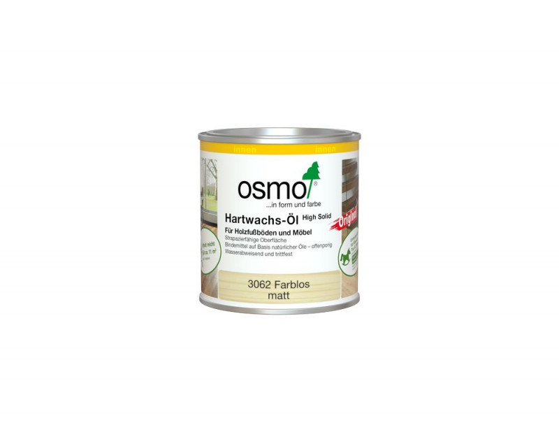 Osmo Hartwachs-Öl Original Farblos Matt 0,375 l - 10300043