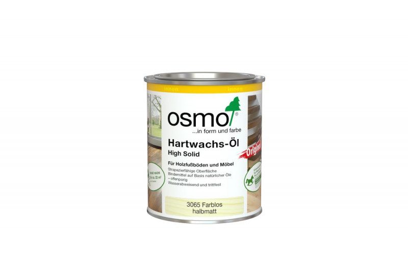 Osmo Hartwachs-Öl Original Farblos Halbmatt 0,75 l - 11100119