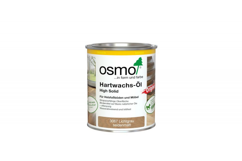 Osmo Hartwachs-Öl Farbig Lichtgrau 0,75 l - 10300406