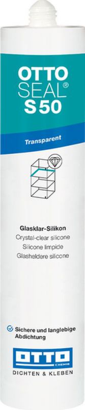 OTTOSEAL Silikon S-50 310ML C30 GLASKLAR - 7050430