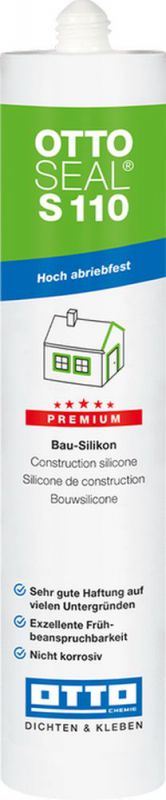 OTTOSEAL 20x Silikon S-110 310ML C01 WEISS - 1590401-20 (Vorteil-Set)