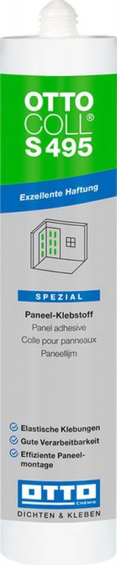 OTTOCOLL S 495 Paneel-Klebstoff 310 ml Kartusche C01 weiss - 7495401
