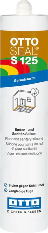 OTTOSEAL S 125 Boden- und Sanitär-Silikon 310 ml Kartusche C64 eiche hell - 1250464