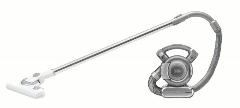 Black + Decker 18V Lithium Dustbuster® Flexi Akku-Handstaubsauger - mit Bodenverlängerungs-Set - PD1820LF-QW