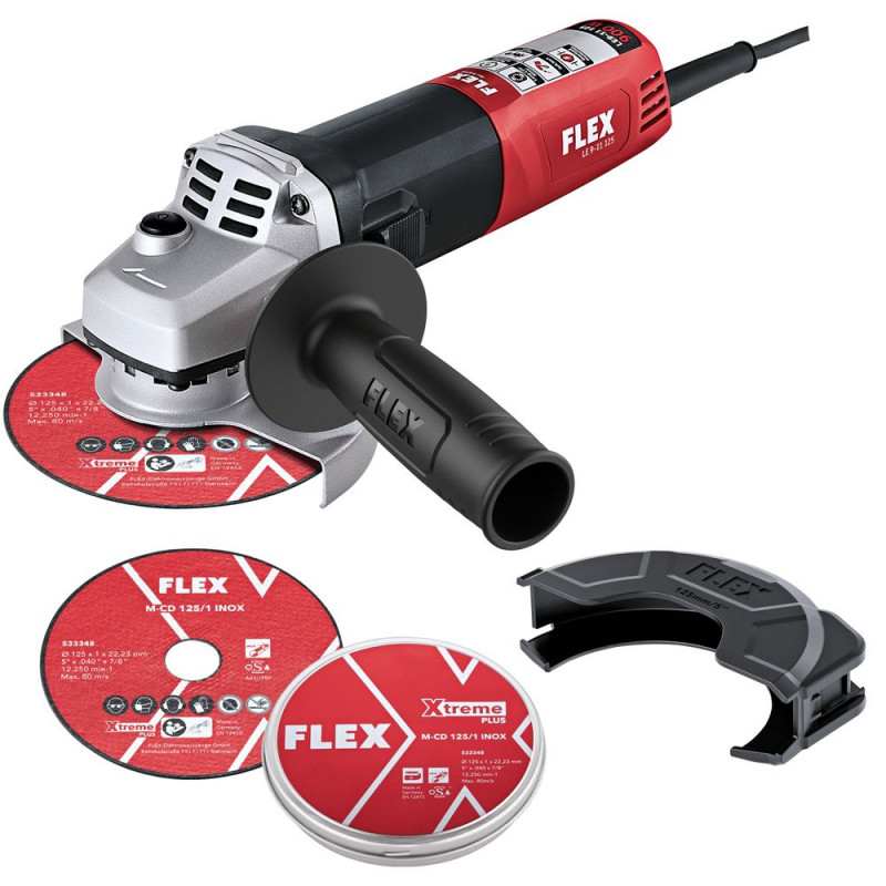 FLEX Winkelschleifer LE 9-11 125 + M-CD 125/1 INOX 10VE - 534513