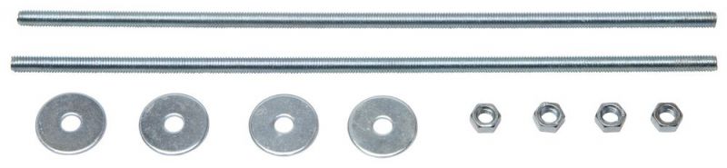 SWG Gewindestange m. Kotfügelscheiben u. Muttern M10 VZ 1 Stück