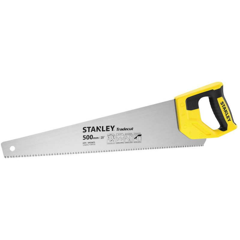 Stanley Tradecut Holzsäge 20Z, 500mm, 8 TPI - STHT20350-1
