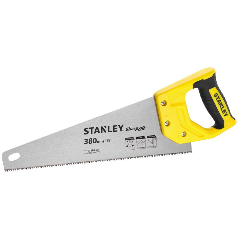 Stanley Sharpcut Holzsäge 15Z, 380mm, 7 TPI - STHT20366-1