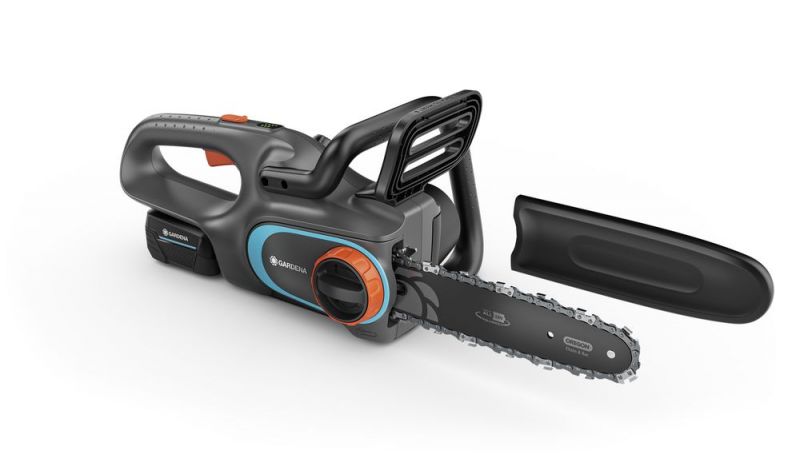 GARDENA 14790-20 Akku-Kettensäge PowerSaw 250/18V P4A Ready-To-Use Set