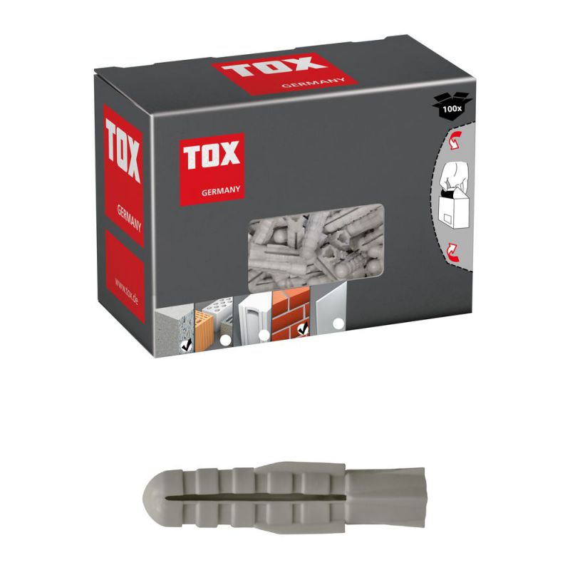 TOX Joint d'ancrage à expansion 4x20 mm - 100 pièces - 007100011
