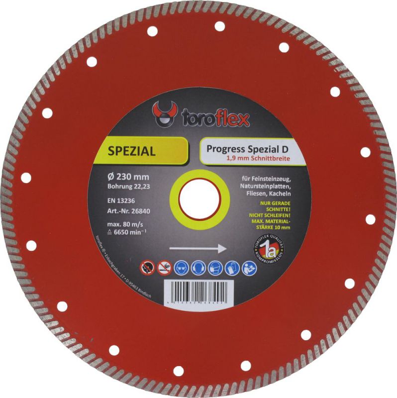 TRIUSO Progress Spezial D - Diamantscheibe ø 230 mmx2,2 mm - 26840