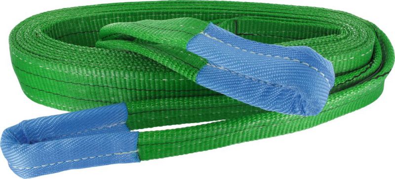 TRIUSO Hebeband 2t, 1m, grün, Polyester, 2-lagig - HBB21