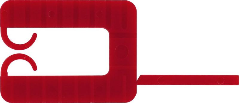 TRIUSO Unterlegplättchen 3 mm, 80 Stück, rot - KUS3