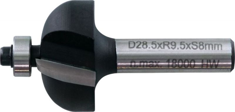 TRIUSO HM-Halbhohlkehlfräser 28,5mm, zweischneidig Höhe 14,0mm - OBHHOHL28