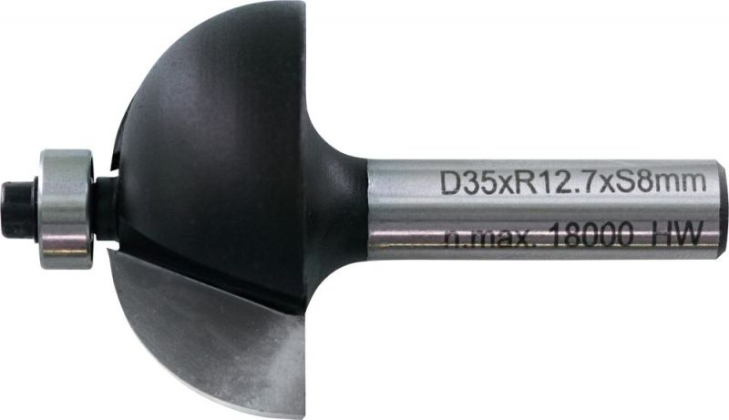 TRIUSO HM-Halbhohlkehlfräser 35,0mm, zweischneidig Höhe 16,0mm - OBHHOHL35