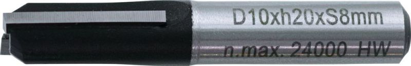 TRIUSO HM-Nutfräser 10,0mm Durchme., zweischneidig 20mm - OBNUT10