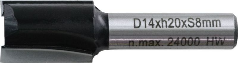 TRIUSO HM-Nutfräser 14,0mm Durchme., zweischneidig 20mm - OBNUT14